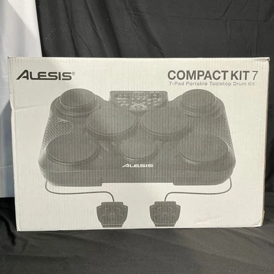 Alesis CompactKit 7 7-Pad Portable Tabletop Electronic Drum Kit New in Box - Image 1 of 4