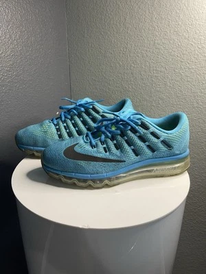 Tênis Nike Air Max 2015 azul neon profundo preto infantil tamanho 7Y feminino tamanho 8.5 - Imagem 1 de 4