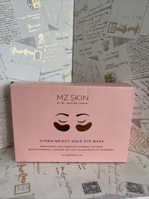 MZ Skin Hydra-Bright Gold Eye Mask Brightening Hydrating Hydrogel 5 X 3g BNIB