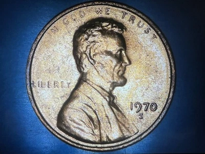 1970-S Small Date Lincoln Memorial Cent Penny - GEM BU - Image 1 of 4