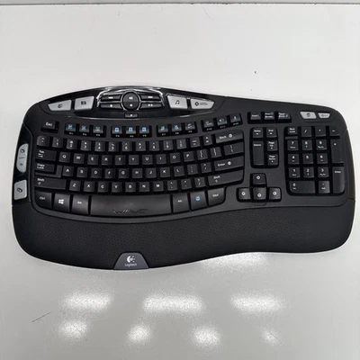 Teclado ergonómico Logitech K350 inalámbrico Comfort Wave - SIN DONGLE Foto 1 de 4