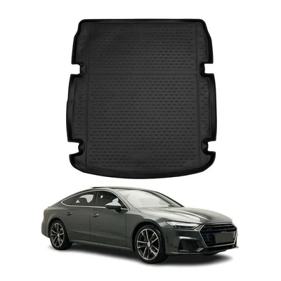 Alfombrillas de carga OMAC para Audi A7 S7 RS7 Sportback C8 2019-2024 impermeables negras Foto 1 de 4