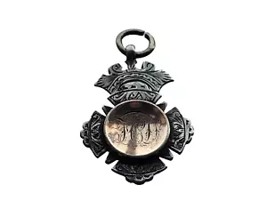 Medalla de plata Ranelagh del 7º Regimiento de Middlesex 1909/llavero Q420 - Imagen 1 de 4