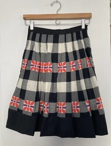 Falda Vintage Anthropologie Floreat Talla 0 100% Algodón Nueva  - Imagen 1 de 4