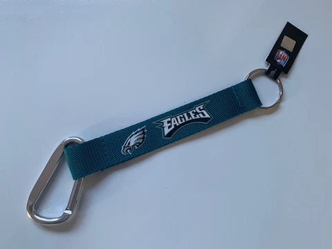 Philadelphia Eagles NFL Carabiner Lanyard Keychain Cover