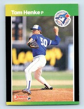 1989 Donruss Baseball's Best Tom Henke Toronto Blue Jays #301