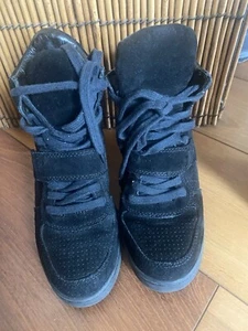 ASH Keile Wedges Sneaker Schuhe Gr. 40 Schwarzen Wildleder - Bild 1 von 8