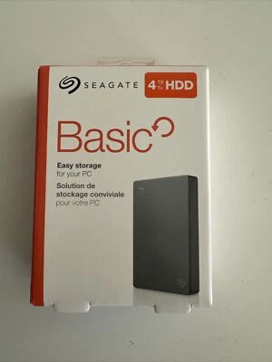 Seagate Backup Plus 4TB, External, 5400RPM, (STJL4000400) Hard Drive - Grey - Image 1 of 2