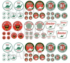 Sinclair water-slide decals 1/64, 1/32, 1/43, 1/24, or 1/18 scale Gas and Oil - Picture 1 of 13