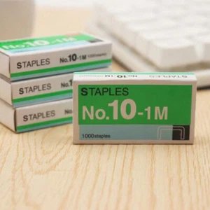 1000pcs SIZE NO 10 Staples Box For Desktop Stapler R9X4 Tap N W6Z5 Staples U5T98 - Picture 1 of 7