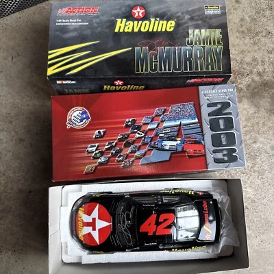 X6-82 JAMIE McMURRAY #42 HAVOLINE - 2003 DODGE INTREPID Autographed - Image 1 of 4
