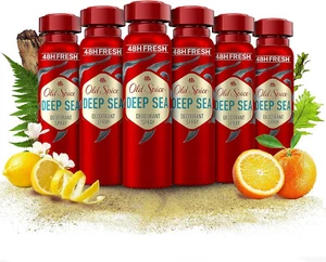 6 x old spice Deep Sea deodorant body spray fresh clean odour mens 150ml - Picture 1 of 1