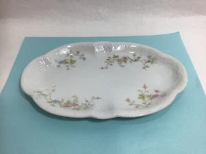 ND & Co Carlsbad China Österreich Waschtisch Kommode Blumen Schmuck Seifenschale 9 x 5" - Bild 1 von 9