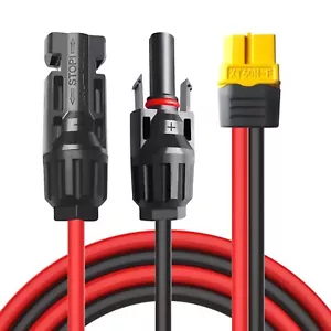 ALLPOWERS Solar Charging Cable Solar Male to XT60 Male Solar Panel Adapter Cable - Picture 1 of 6