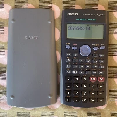 Calculator Casio fx-83ES Scientific With Cover Natural Display - Image 1 of 4