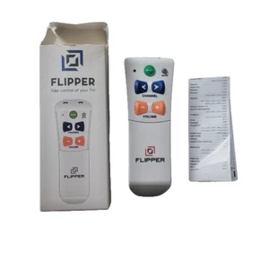 Flipper Big Button Universal Remote for Seniors – Simple TV Remote Control – New - Picture 1 of 9