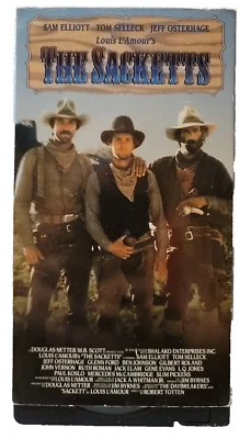 The Sacketts VHS 1991, 2-Tape Set, Sam Elliott, Tom Selleck Movie - Image 1 of 4