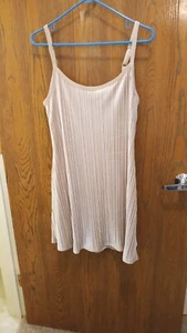 Woman's Size Large Mini Slip Dress American Eagle color Champagne - Picture 1 of 6