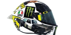 Casco AGV Minichamps 398 160096 Valentino Rossi Misano MotoGP 2016 1:8º - Imagen 1 de 12