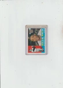 WILLIE MAYS 1996 TOPPS BASEBALL 1960 TOPPS REPRINT #200 COMMEMORATIVE CARD #12 - Picture 1 of 1