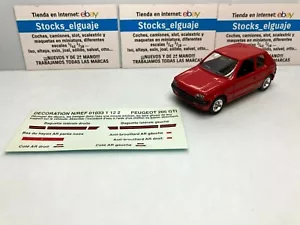 SOLIDO 1/43 DIECAST METAL PEUGEOT 205 GTI BLISTER MINIATURE A DECORAR - Imagen 1 de 5