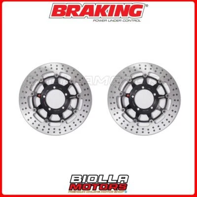KIT DISCHI FRENO ANTERIORE BRAKING TRIUMPH STREET TRIPLE 675 2012 - [FLOTTANTE]  Foto 1 de 4