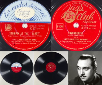 Django Reinhardt : Stompin at the Savoy / S'worderful 78 tours ABC JAZZ CLUB EX+ - Photo 1/4