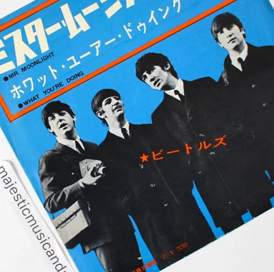 ORIGINAL 1965 MONO THE BEATLES MR MOONLIGHT 7 INCH VINYL RARE - Image 1 of 4