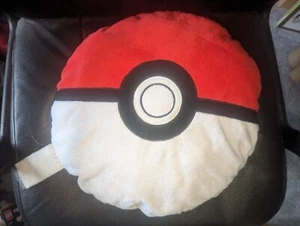 Pokémon Poke Ball Soft Cushion Pillow Pokeball - Approx 30cm - Picture 1 of 3