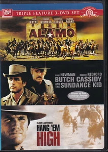 ALAMO / BUTCH CASSIDY AND THE SUNDANCE KID / HANG 'EM HIGH (DVD 3 DISC SET) (I3) - Picture 1 of 2