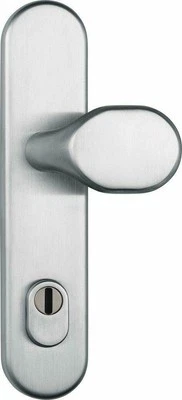 Cerniera di protezione per porte ABUS HLZS814 argento MERCE DI SERIE B - Immagine 1 di 4