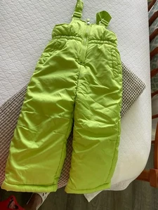 Skibibs Mädchen rosa platin gebraucht 24 Monate limettengrün - Bild 1 von 3