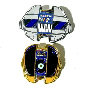 Daft Punk Collectible Enamel Pin Set 2 Pcs Limited Edition - Picture 1 of 3
