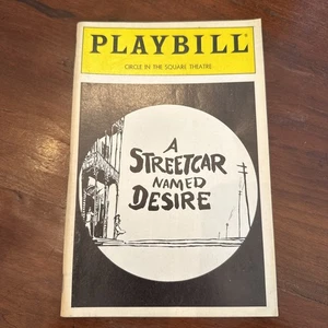 Un tranvía llamado deseo en círculo en el teatro Square abril 1988 Playbill - Imagen 1 de 6