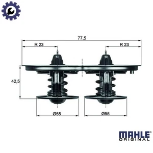 THERMOSTAT COOLANT TX 32D FOR SCANIA 4/-/series P,G,R,T DC9.12/13/16/11 8.9L - Picture 1 of 10