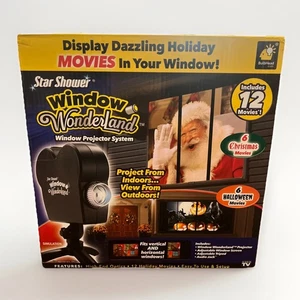 Window Wonderland Projector 12 Christmas & Halloween Movies Display System - Picture 1 of 4