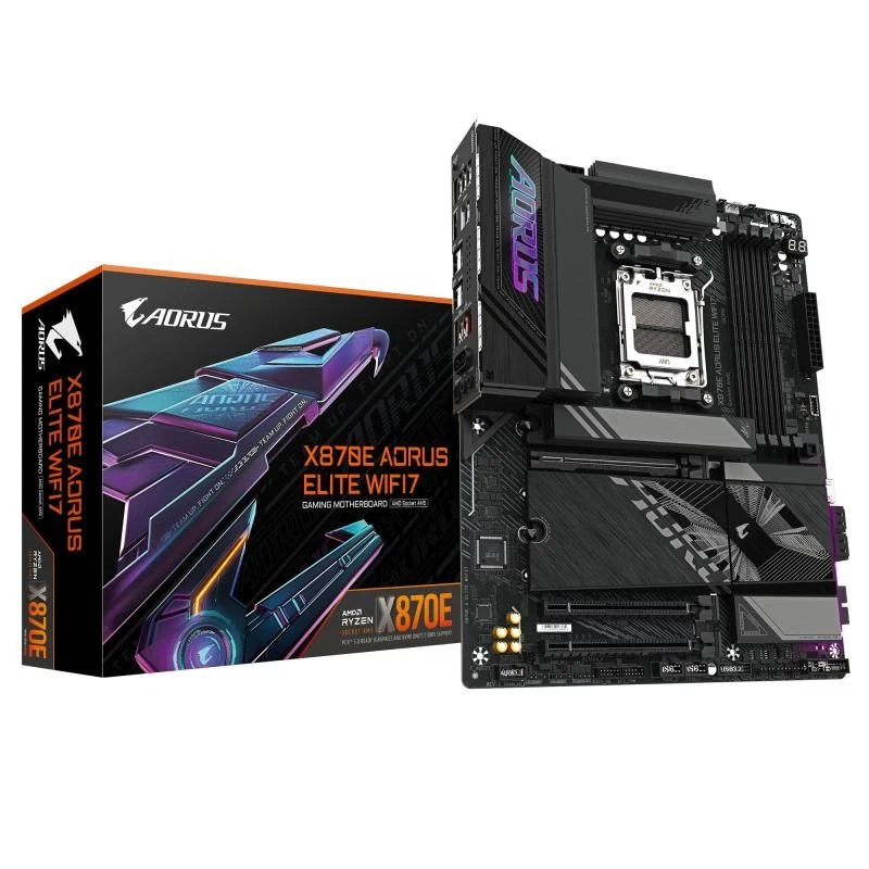 GIGABYTE X870E AORUS ELITE WIFI7 Scheda Madre - Supporta CPU AMD Ryzen 9000 16