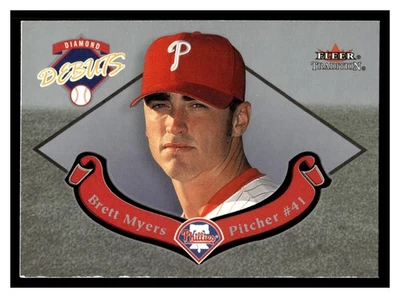 Brett Myers #U15 DD 2002 Fleer Tradition Update Philadelphia Phillies - Image 1 of 2