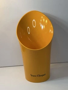 Veuve Clicquot French Champagne Ice Bucket Magnum Bottle Cooler Orange Acrylic - Picture 1 of 8
