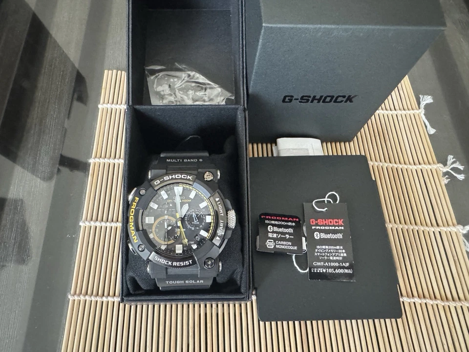 CASIO MASTER OF G - SEA FROGMAN GWF-A1000-1AJF JAPAN MODEL - made in Japan - Image 1 of 4