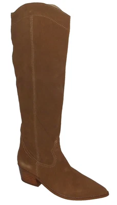 NUEVAS BOTAS NINE WEST ORECE GAMUZA COÑAC ALTAS ESTILO WESTERN 6.5 M Foto 1 de 4