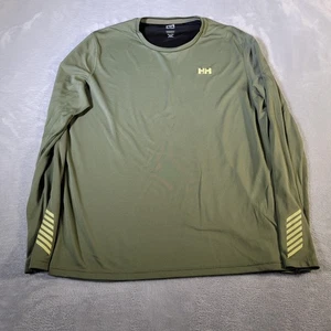 Camicia Helly Hansen uomo XL oliva manica lunga UPF 50+ vestibilità rilassata performance - Foto 1 di 14
