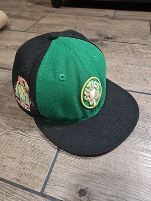 Boston Celtics 59Fifty Sombrero Ajustado 7 1/4 Madera Dura Clásicos Nueva Era 1946 Parche Foto 1 de 4