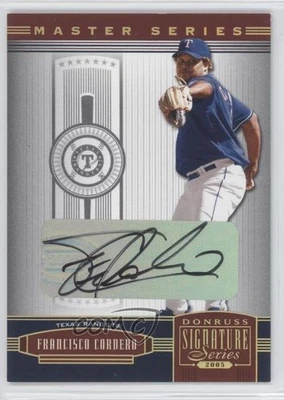 2005 Donruss Signature Series Gold Signatures /50 Francisco Cordero #140 Auto - Image 1 of 2