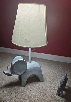 Safavieh Elle Elephant Lamp W/Ceramic Elephant Base&Fabric Shade 22”  - Image 1 of 4