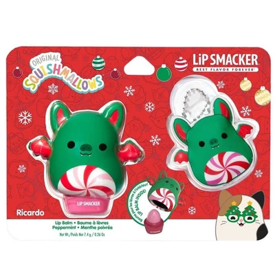 Squishmallows Lip Smacker Balm and Keychain Ricardo the Bat Peppermint - Image 1 of 4