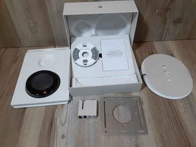 Google Nest 3rd Gen Smart Learning Thermostat - Black *No sensor Untested - Image 1 of 4