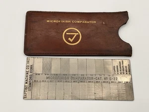 Vintage Baptist Machine Co. S-22 Microfinish Komparator Stamford Conn. - Bild 1 von 14
