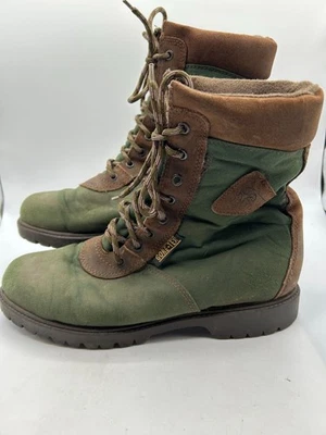 Bota de Trabajo Rocky Gore-Tex Para Hombre Talla 11 Cuero Verde Impermeable Puntera de Acero Con Cordones Foto 1 de 4
