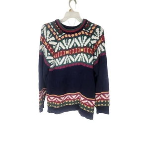 Vintage 80s Made in the U.S.A. Chaps Ralph Lauren Sweater men's medium - Picture 1 of 6